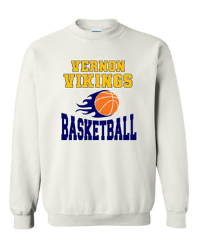 Vikings Basketball Design 4 non hooded sweatshirt