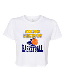 Vikings Basketball Design 4 Crop Top