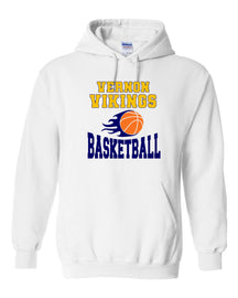 Vikings Basketball Design 4 Hooded Sweatshirt