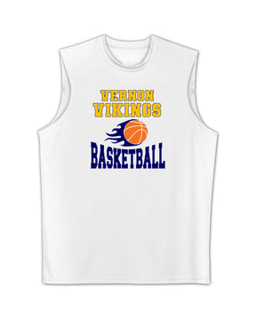 Vikings Basketball  Men's Performance Tank Top Design 4