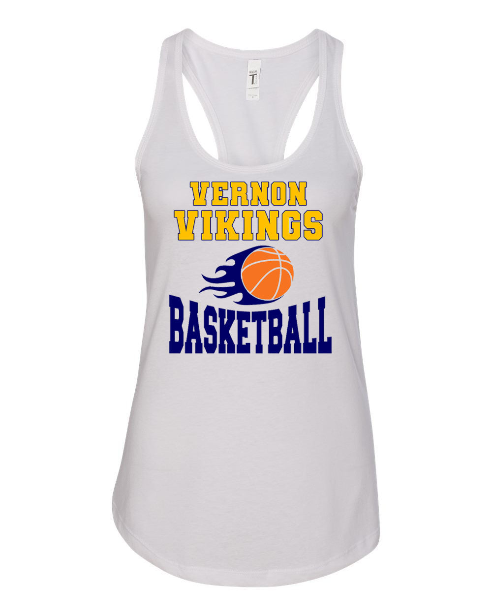 Vikings Basketball Design 4 Tank Top