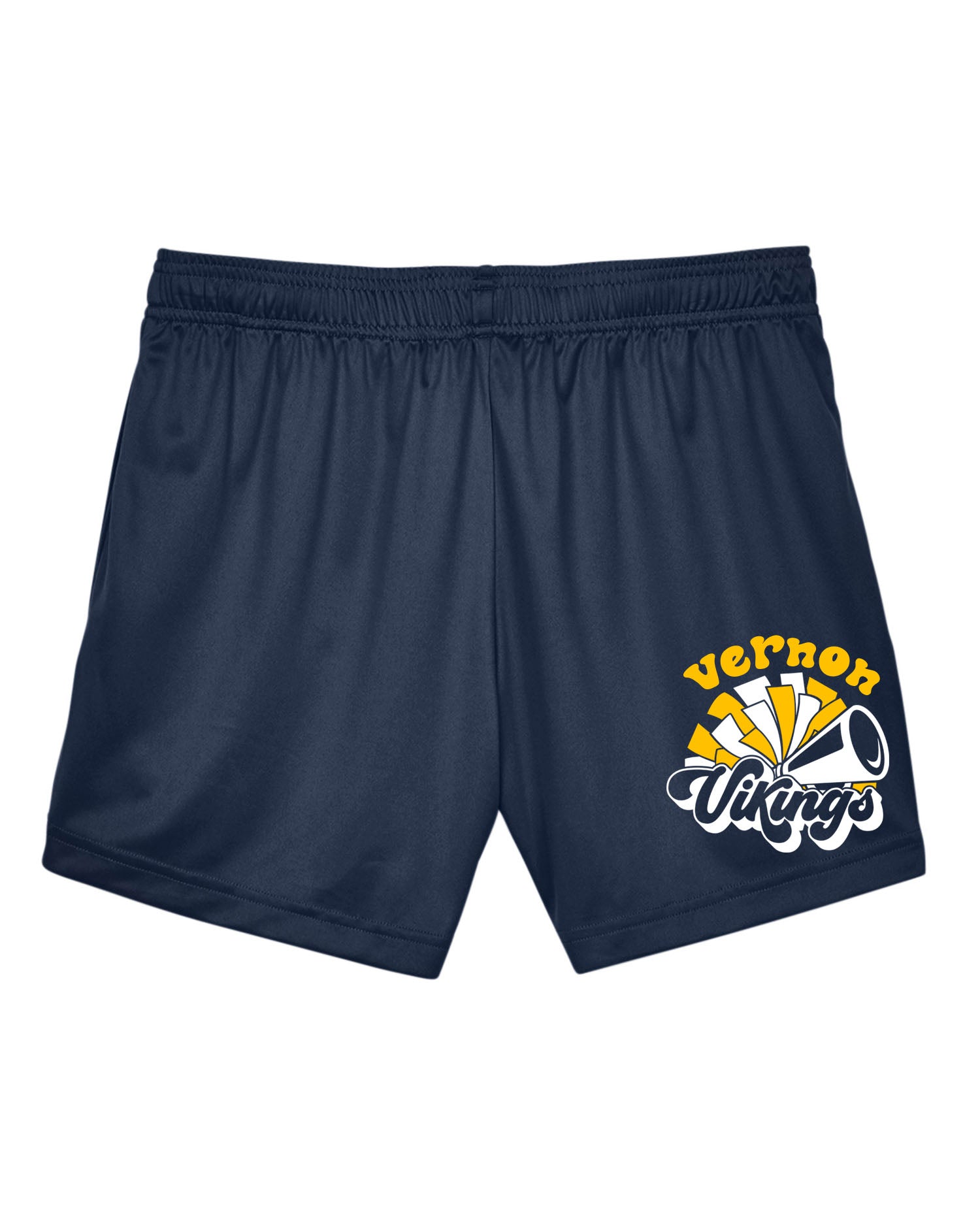 Vernon Vikings Cheer Ladies Performance Design 12 Shorts