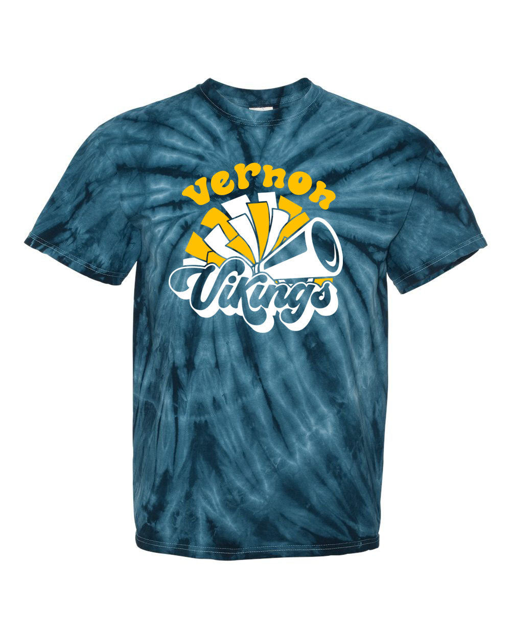 Vernon Vikings Cheer Tie Dye t-shirt Design 12