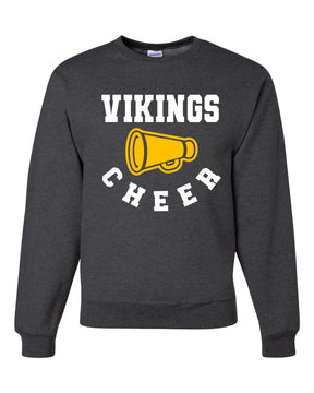 Vernon Vikings Cheer Non Hooded Sweatshirt Design 13