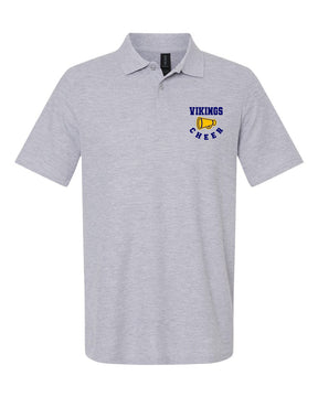 Vernon Vikings Cheer Design 13 Polo T-Shirt