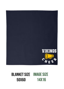 Vernon Vikings Cheer  Design 13 Blanket