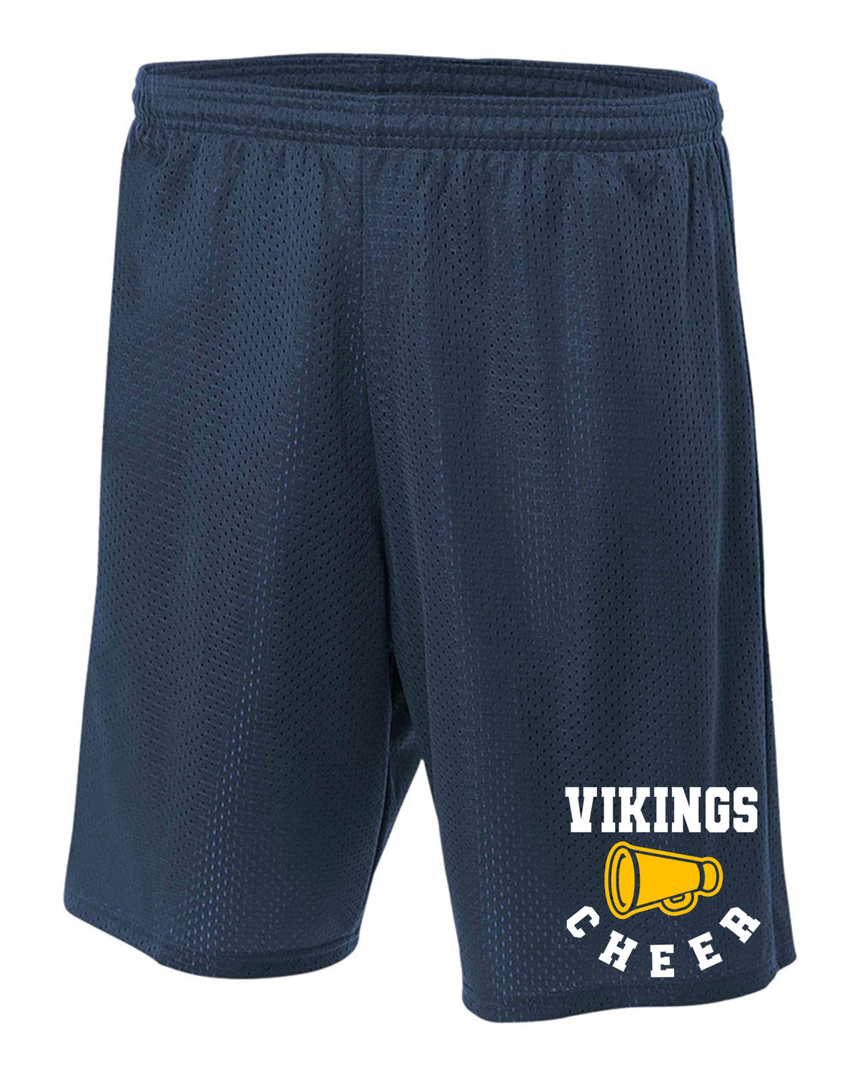 Vernon Vikings Cheer Design 13 Mesh Shorts