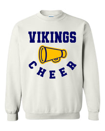 Vernon Vikings Cheer Non Hooded Sweatshirt Design 13