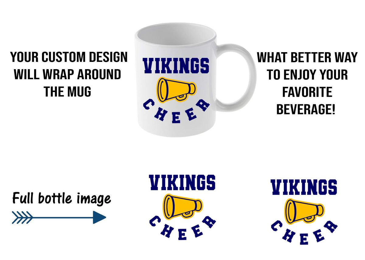 Vernon Vikings Cheer Design 13 Mug