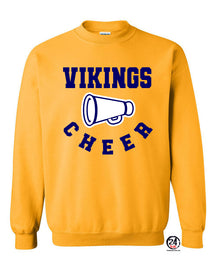 Vernon Vikings Cheer Non Hooded Sweatshirt Design 13