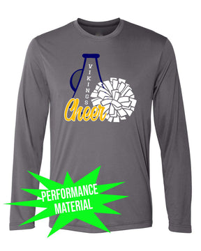 Vernon Vikings Cheer Performance Material Long Sleeve Shirt Design 14