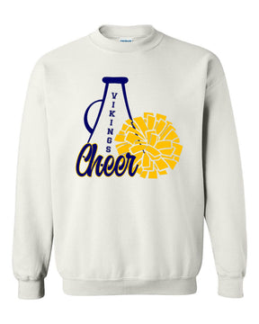 Vernon Vikings Cheer Non Hooded Sweatshirt Design 14