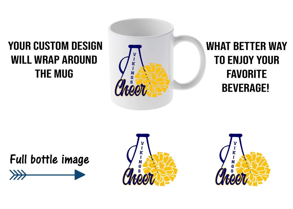 Vernon Vikings Cheer Design 14 Mug