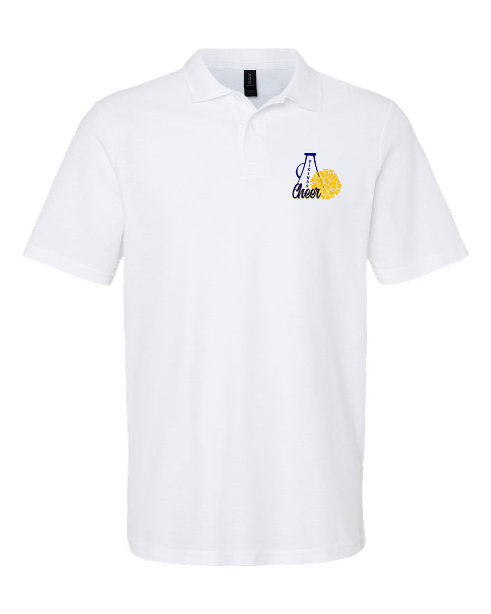 Vernon Vikings Cheer Design 14 Polo T-Shirt