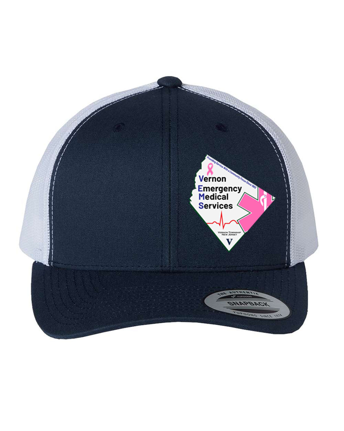 Vernon EMS Breast Cancer Awareness Trucker Hat