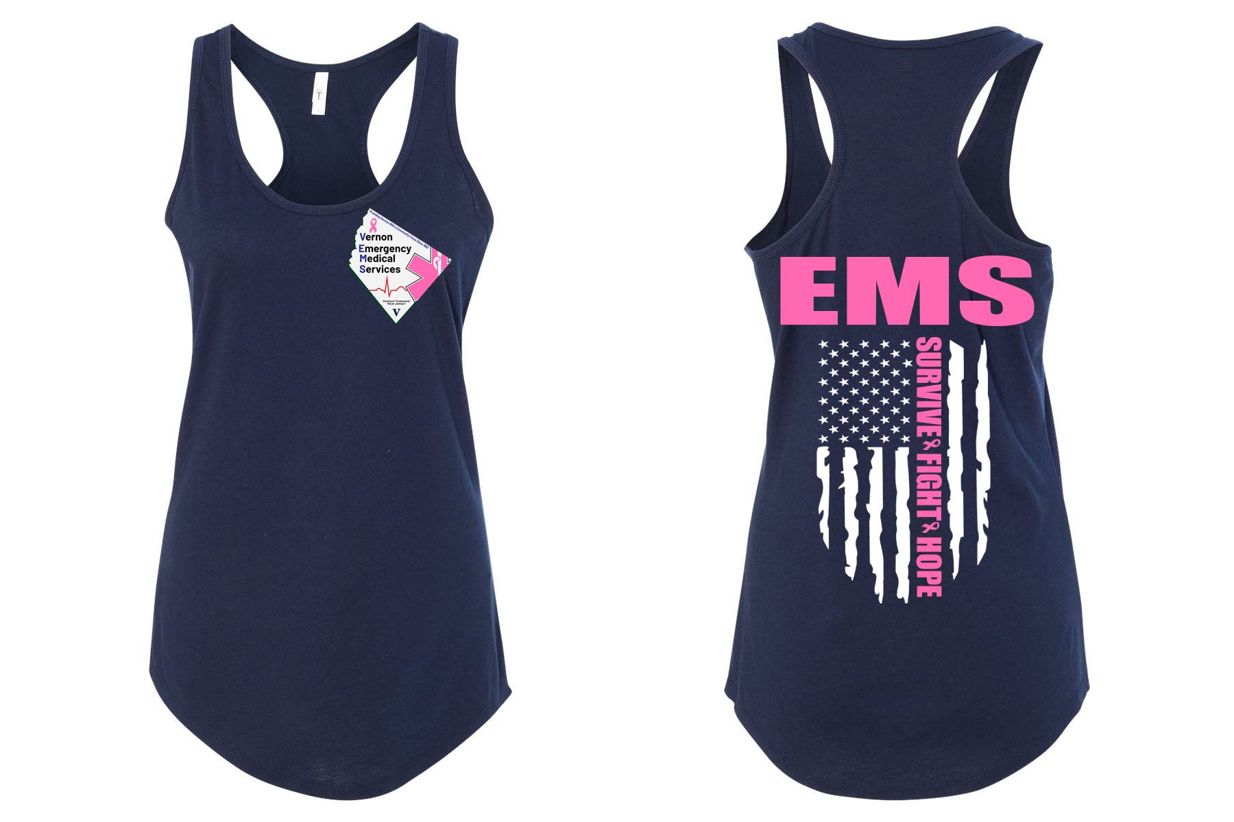 Vernon EMS Breast Cancer Awareness Tank Top