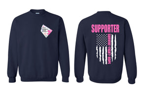 Vernon EMS Breast Cancer Awareness non hooded sweatshirt