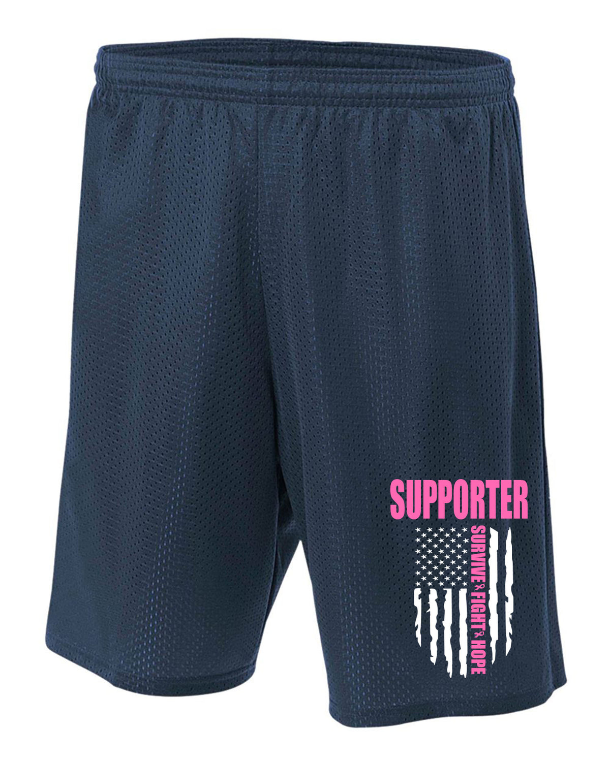 Vernon EMS Breast Cancer Awareness Mesh Shorts