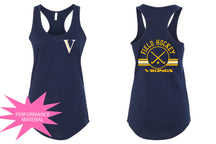 Vernon Field Hockey Performance Racerback Tank Top Design 2