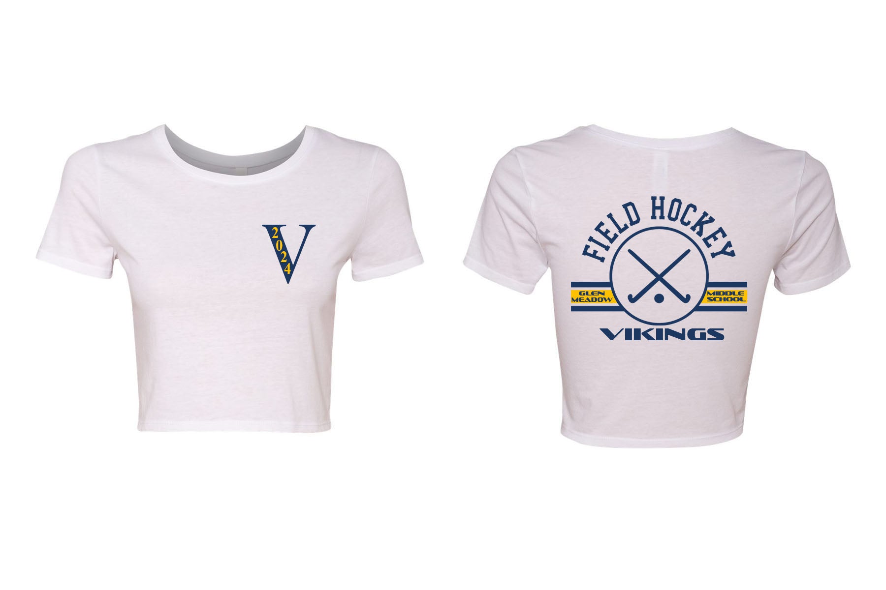 Vernon Field Hockey Design 2 Crop Top