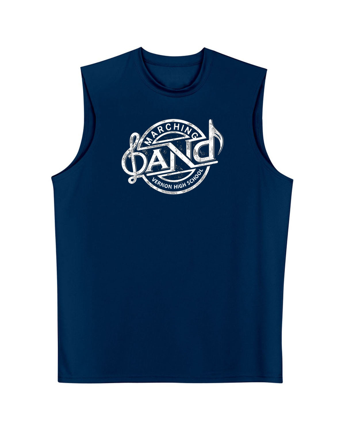 Vernon Marching Band Men's Performance Tank Top Design 1