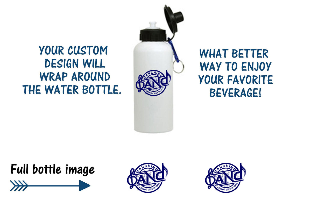 Vernon Marching Band Design 1 Water Bottle