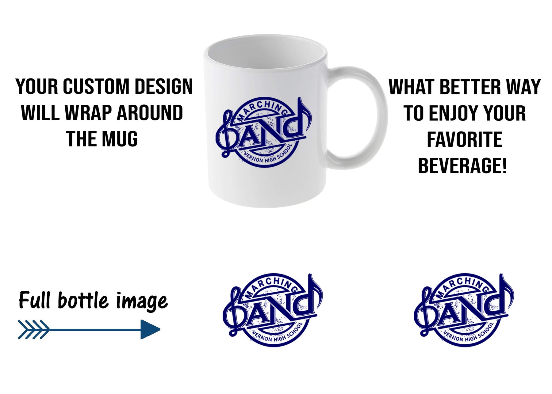 Vernon Marching Band Design 1 Mug