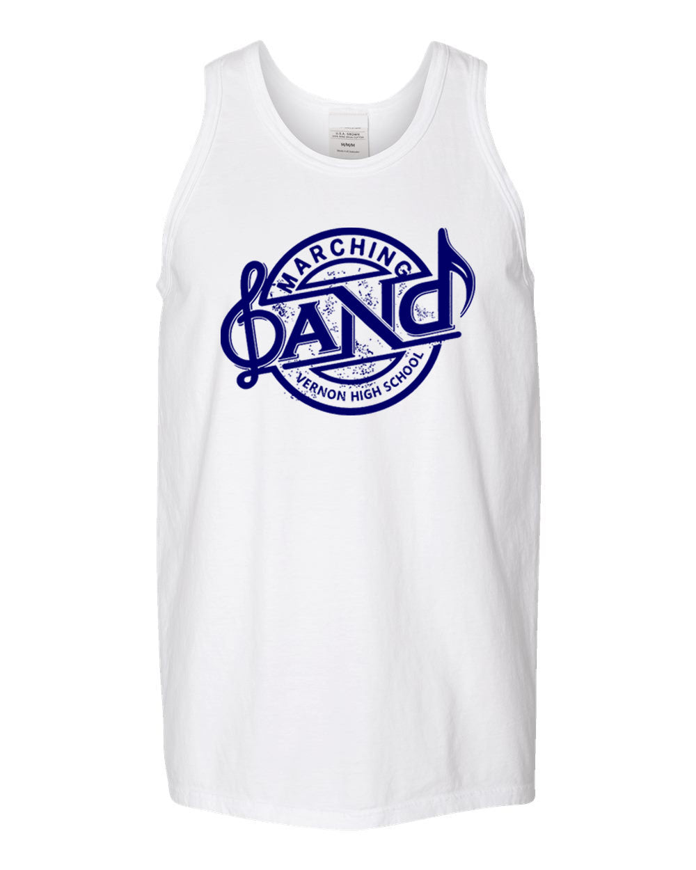 Vernon Marching Band design 1 Muscle Tank Top