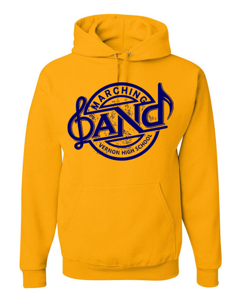 Vernon Marching Band Design 1 Hooded Sweatshirt