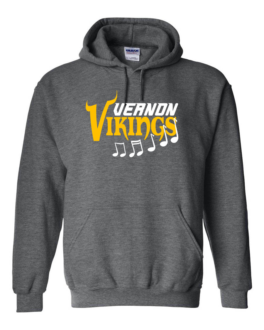 Vernon Marching Band Design 2 Hooded Sweatshirt