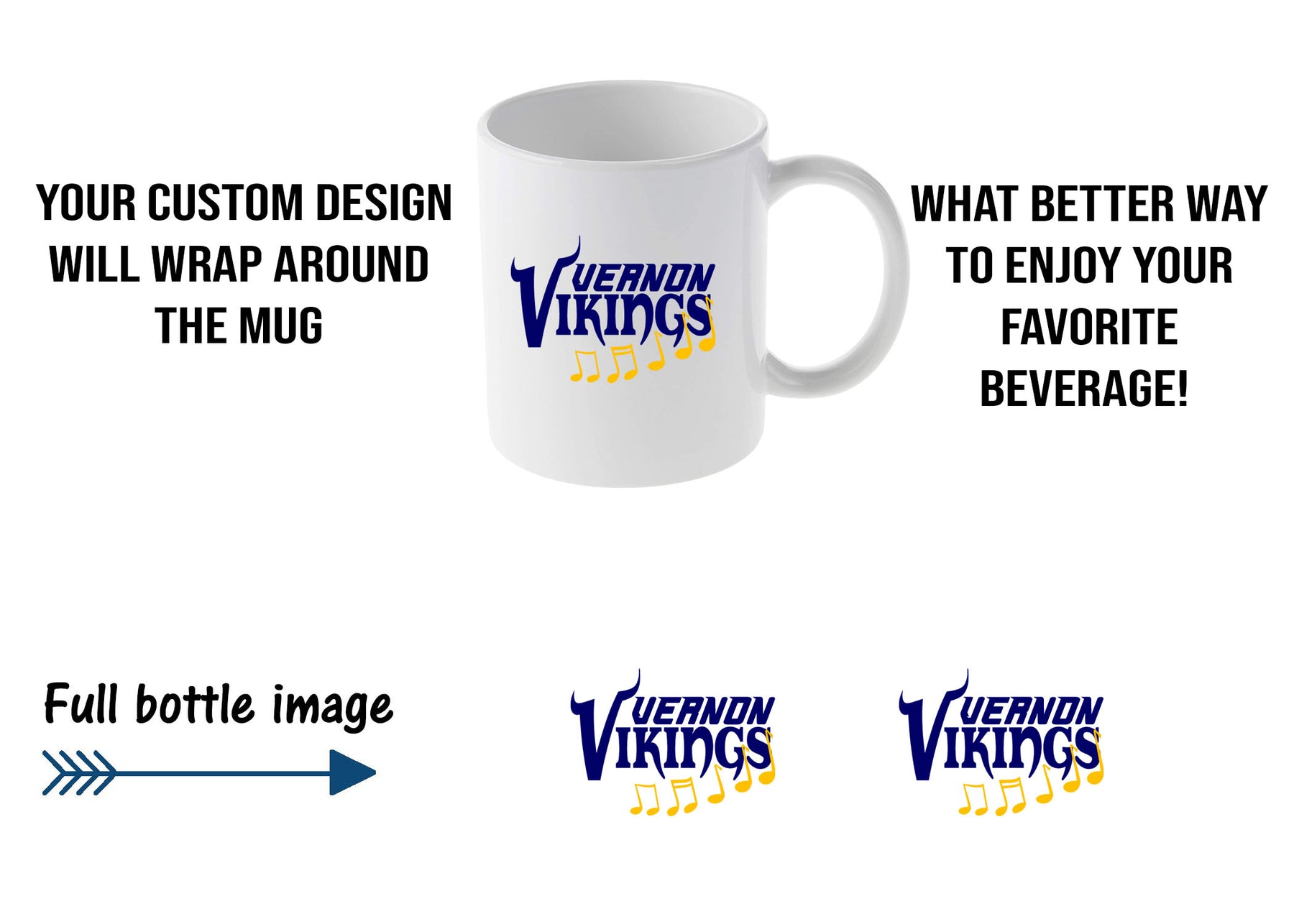 Vernon Marching Band Design 2 Mug