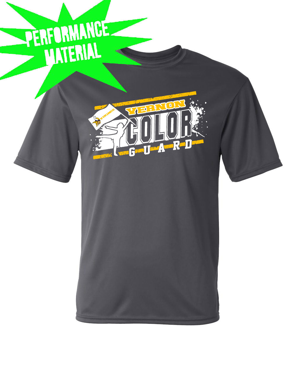 Vernon Marching Band Performance Material T-Shirt Design 4