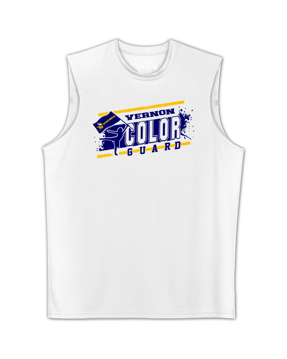 Vernon Marching Band Men's Performance Tank Top Design 4