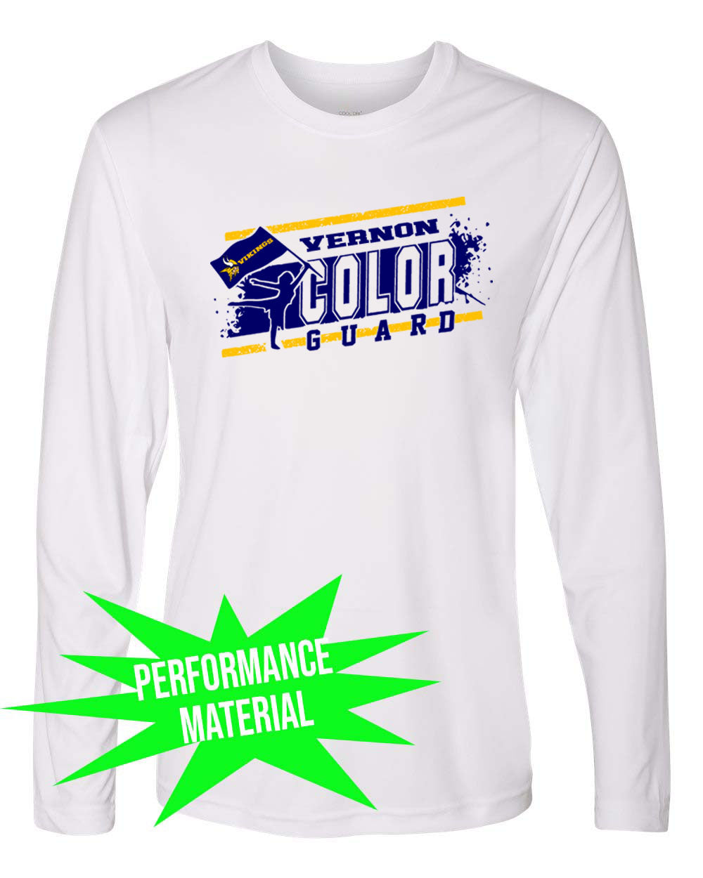 Vernon Marching Band Performance Material Design 4 Long Sleeve Shirt