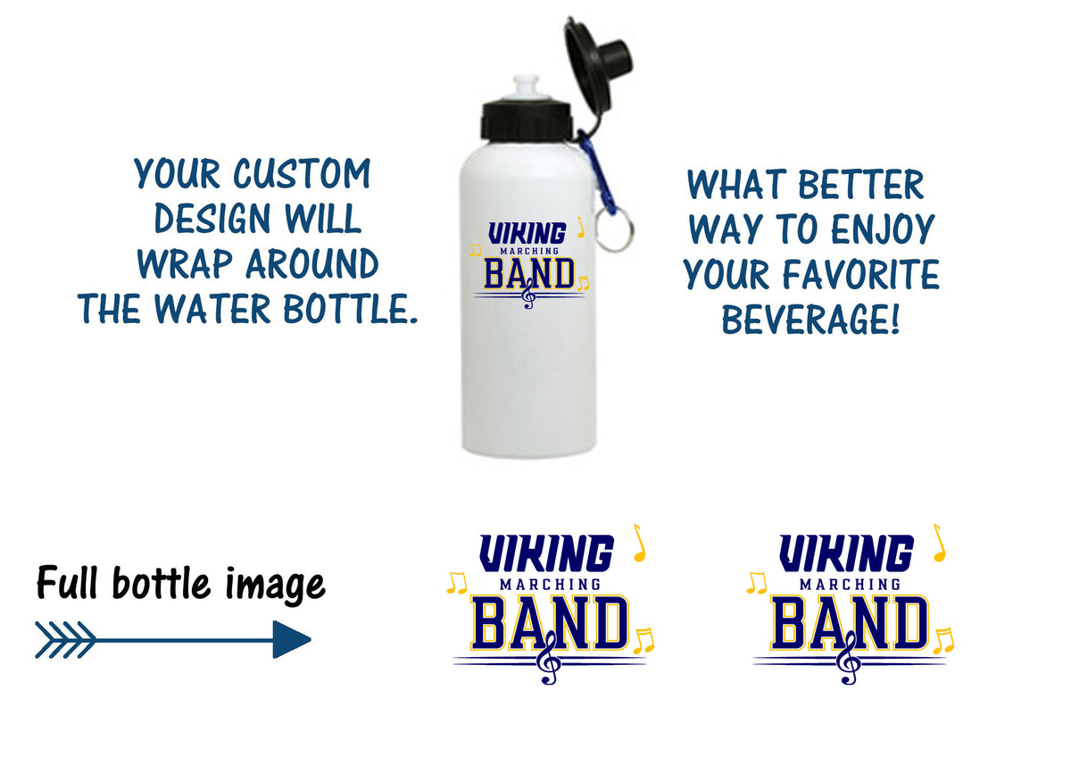 Vernon Marching Band Design 5 Water Bottle