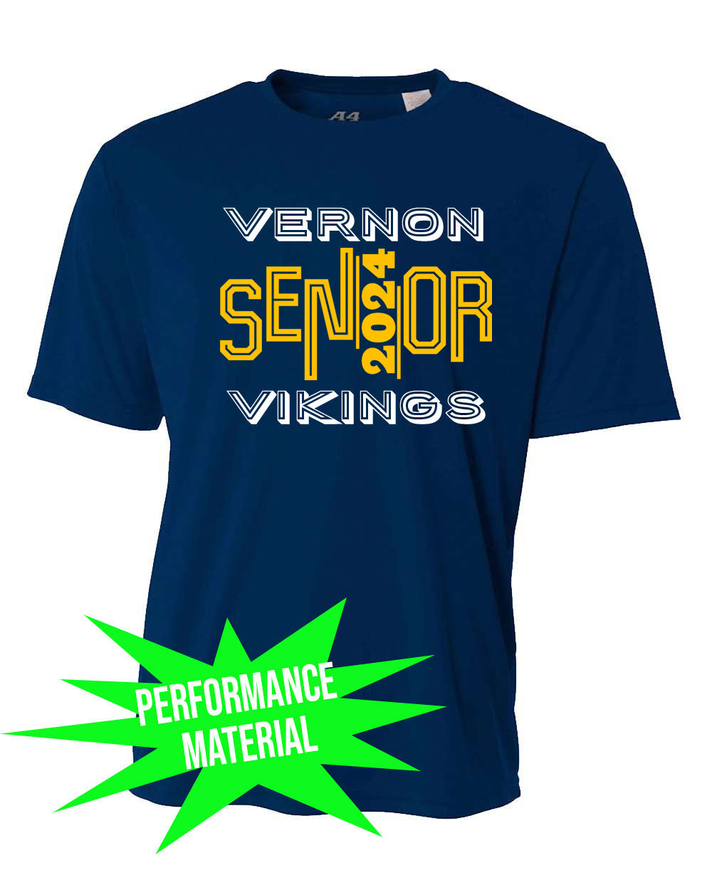 VTHS Design 6 Performance Material T-Shirt