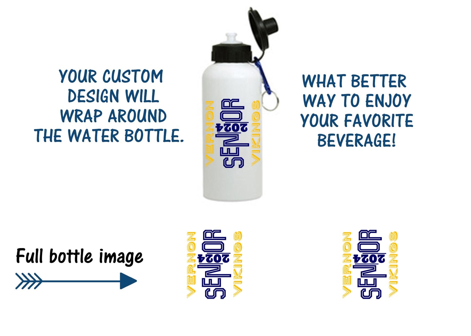 VTHS Design 6 Water Bottle