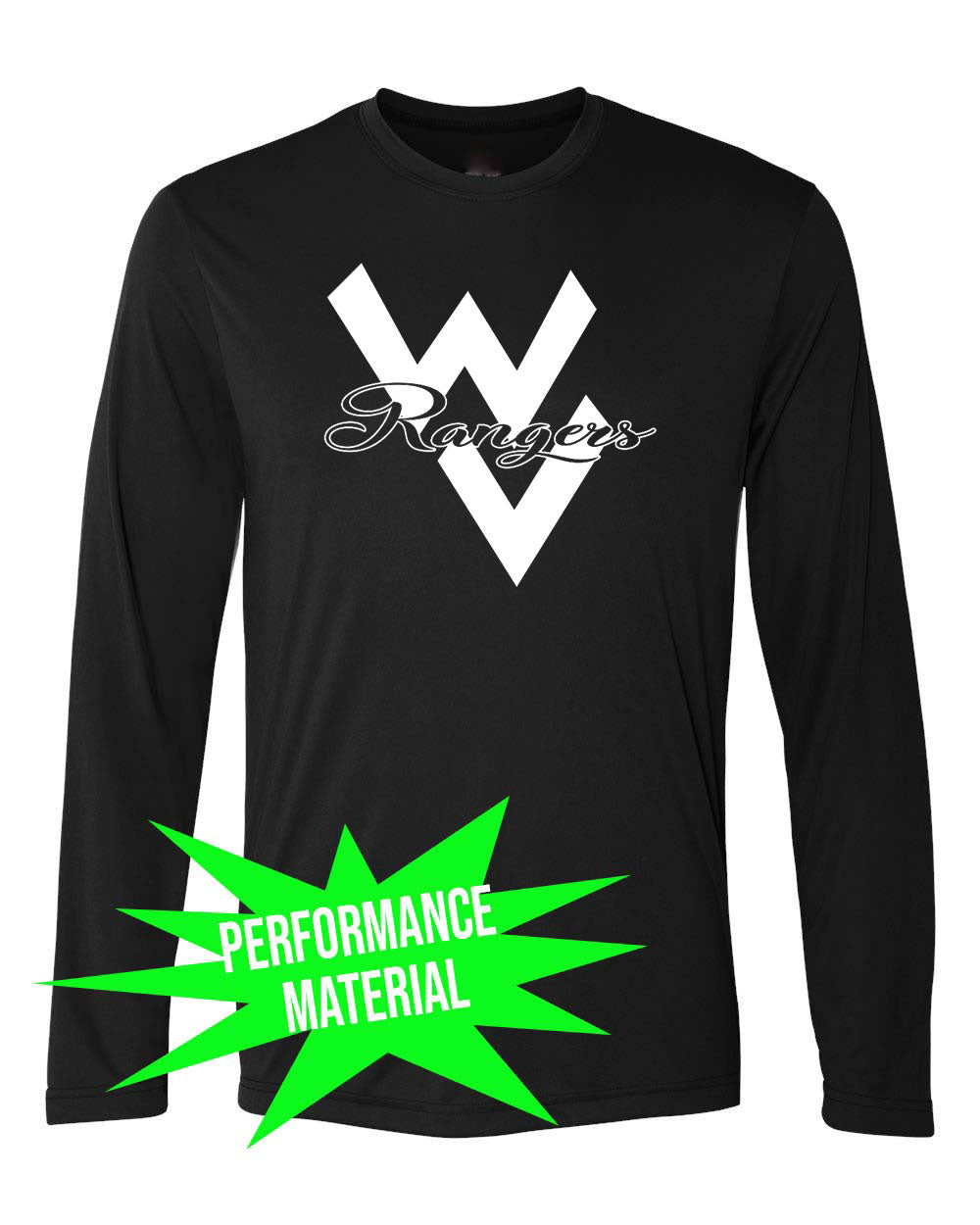 Wallkill Cheer Performance Material Design 1 Long Sleeve Shirt