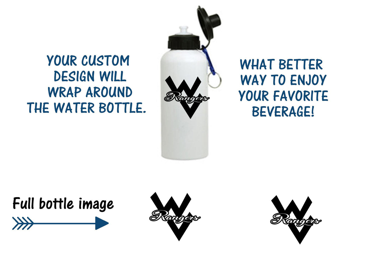 Wallkill Cheer Design 1 Water Bottle