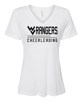 Wallkill Cheer Design 2 V-neck T-Shirt