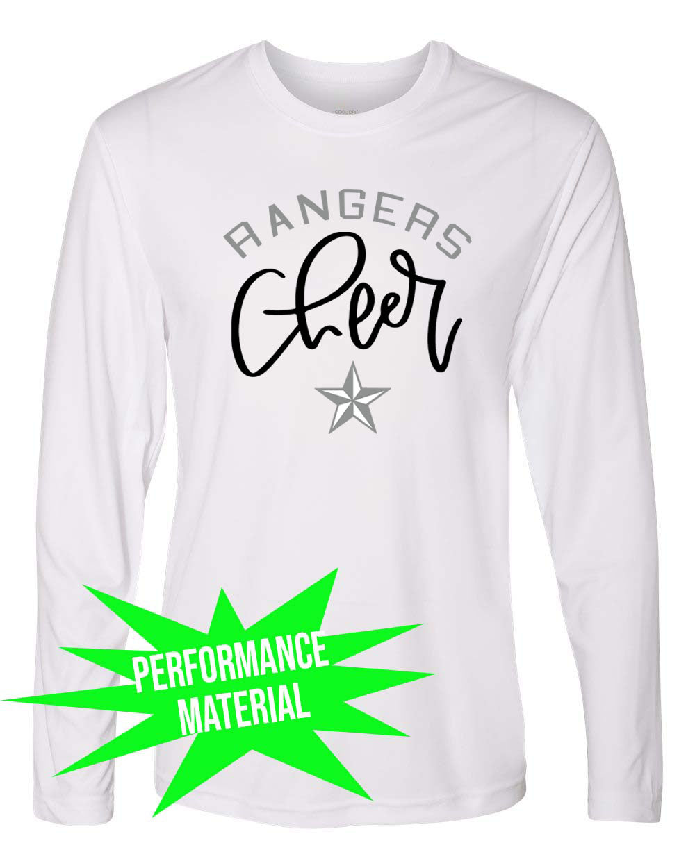 Wallkill Cheer Performance Material Design 4 Long Sleeve Shirt