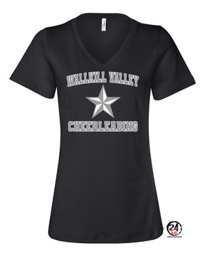 Wallkill Cheer Design 6 V-neck T-Shirt