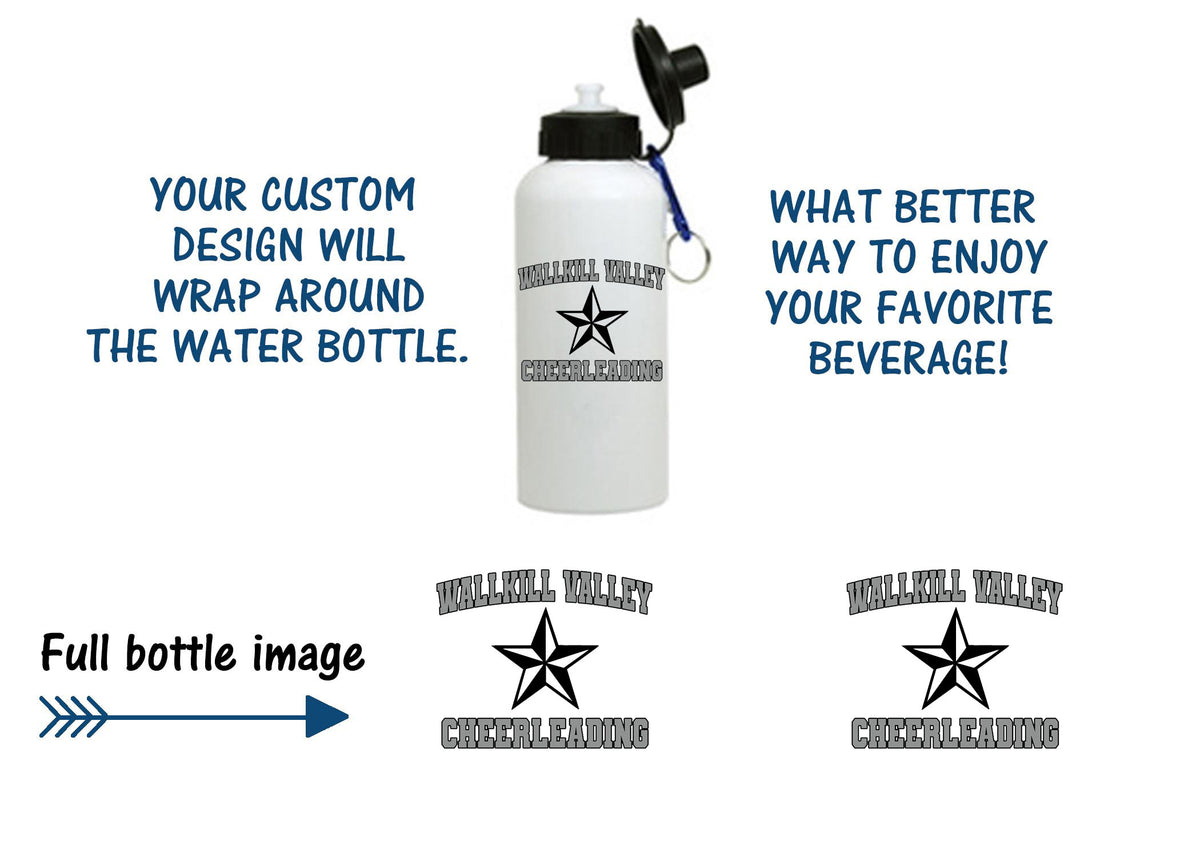 Wallkill Cheer Design 6 Water Bottle