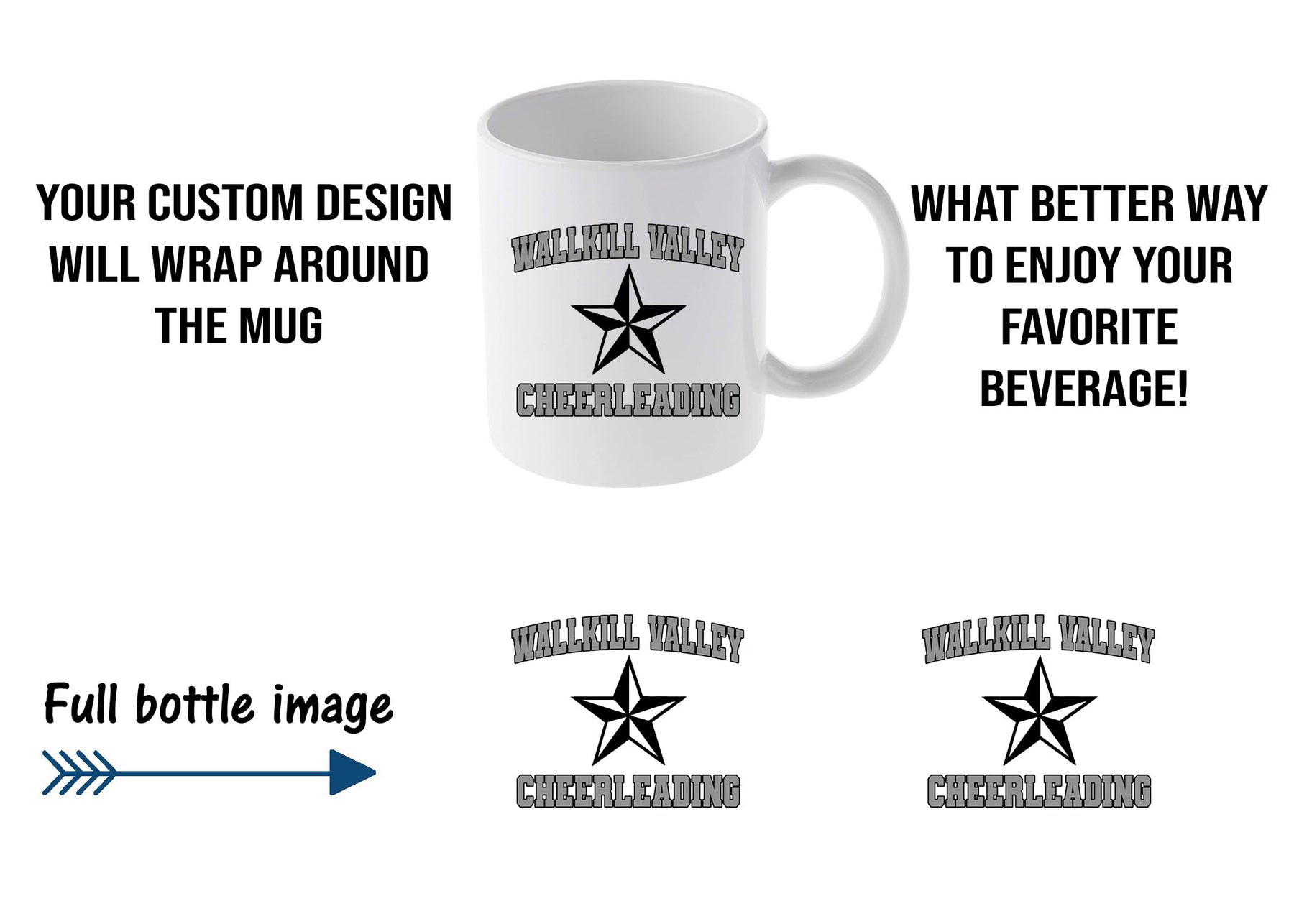 Wallkill Cheer Design 6 Mug