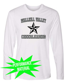 Wallkill Cheer Performance Material Design 6 Long Sleeve Shirt