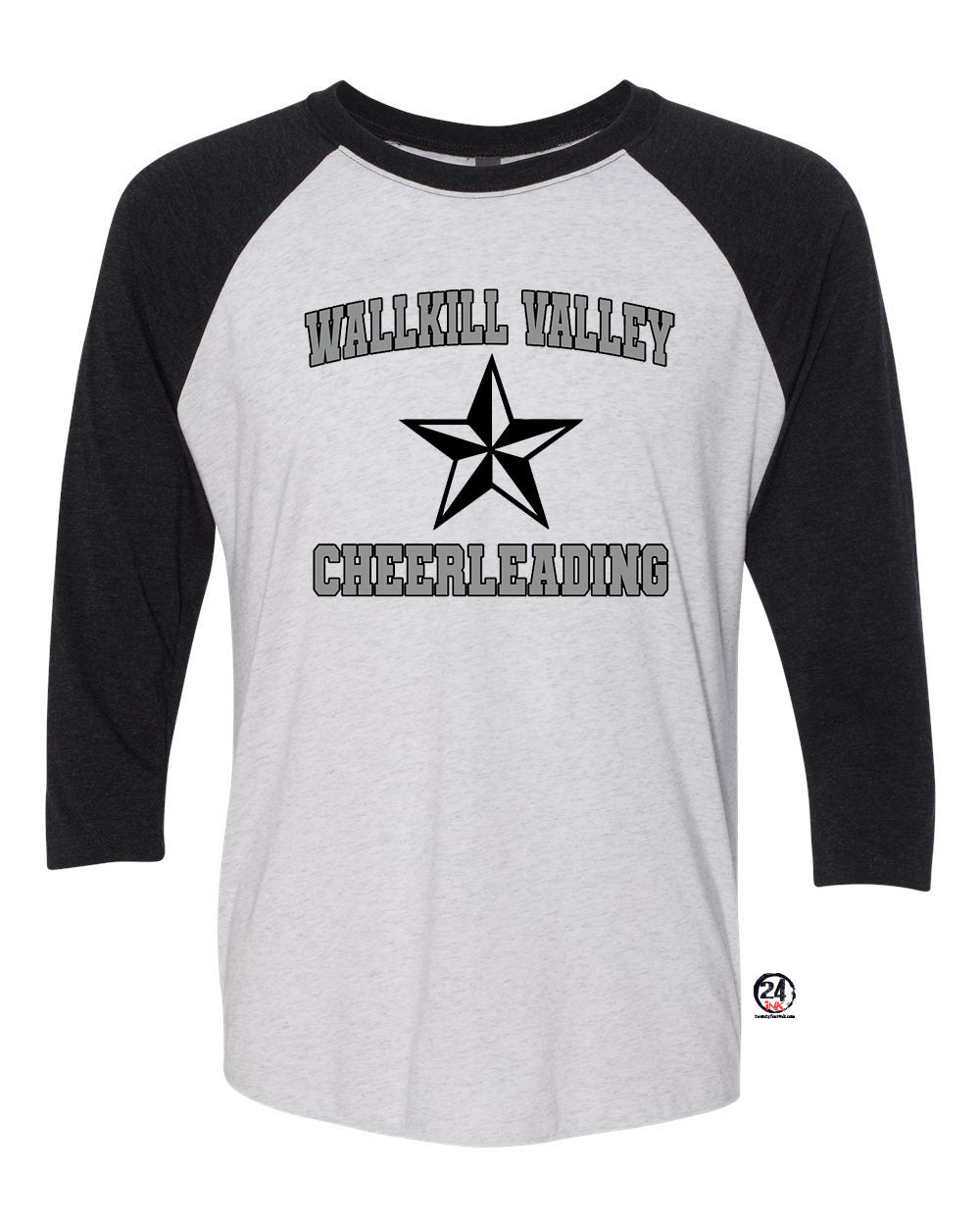 Wallkill Cheer Design 6 raglan shirt