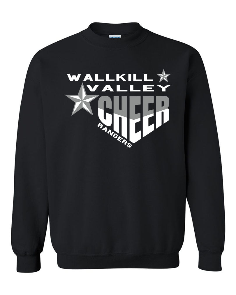 Wallkill Cheer Design 5 non hooded sweatshirt