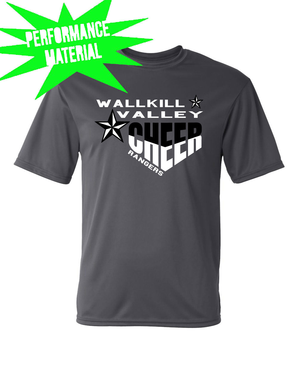 Wallkill Cheer Performance Material design 5 T-Shirt