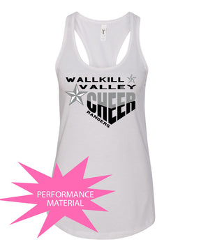 Wallkill Cheer Design 5 Performance Racerback Tank Top
