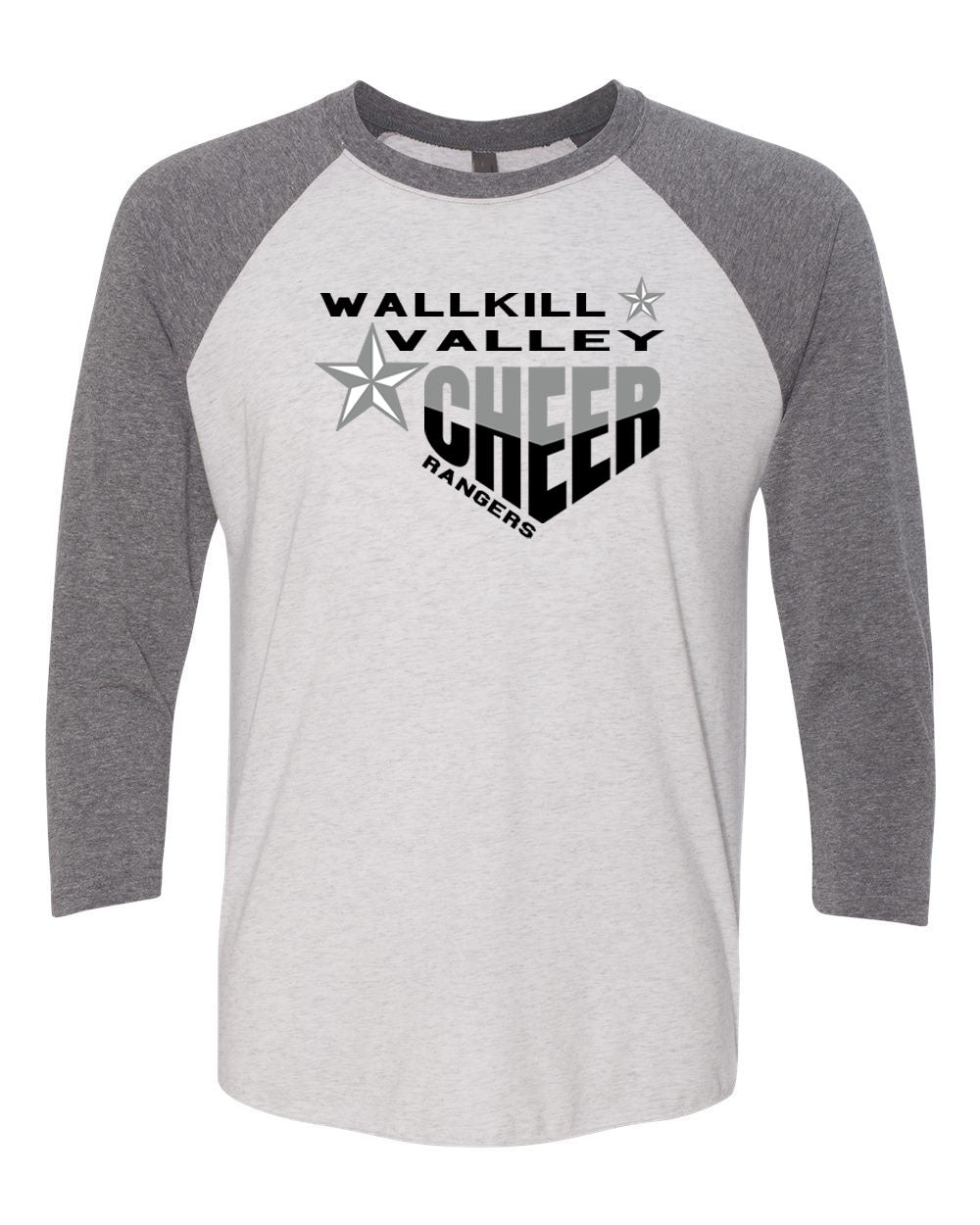 Wallkill Cheer Design 5 raglan shirt